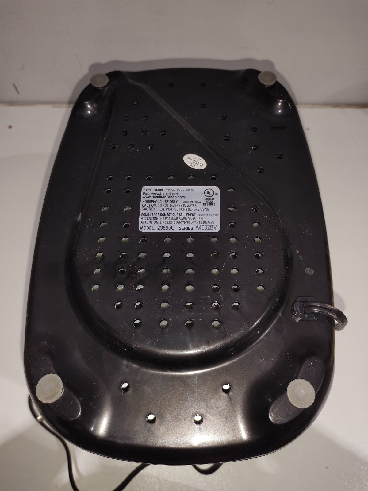 Hamilton Beach bread maker - Model - 29885C