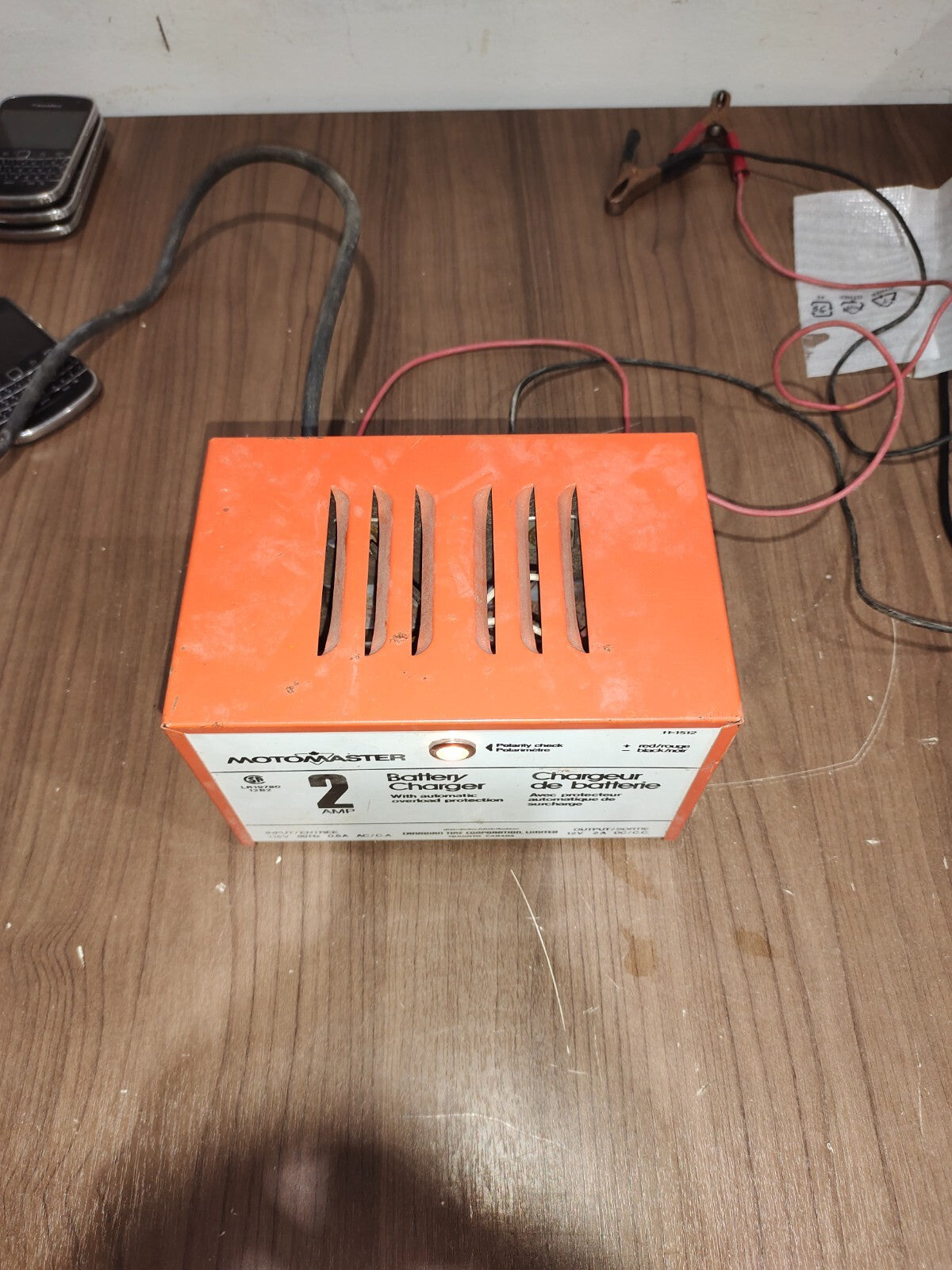 Vintage MotoMaster 2 Amp Automatic Battery Charger