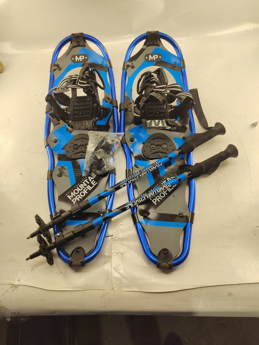 Yukon Charlie Mountain Profile 930 Aluminum Snowshoes w/Poles