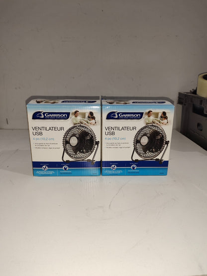 Garrison USB Portable Fan - Set of 2