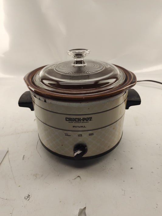 Rival Crock Pot 3.5 Qt Model 3250 Slow Cooker