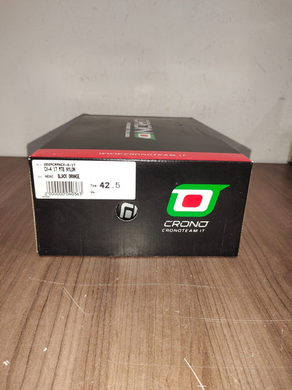 Crono CX-4-17 MTB NYLON Black Orange Shoes - Size - 42.5 (EUR)