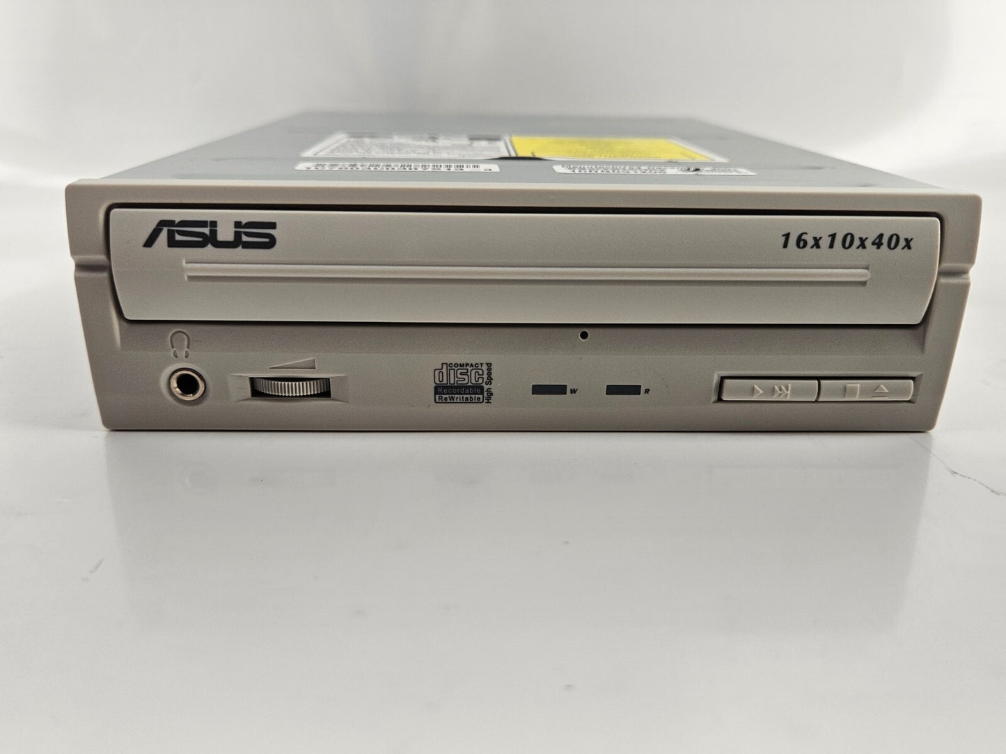 ASUS CD-RW DRIVE CRW-1610A 16x10x40
