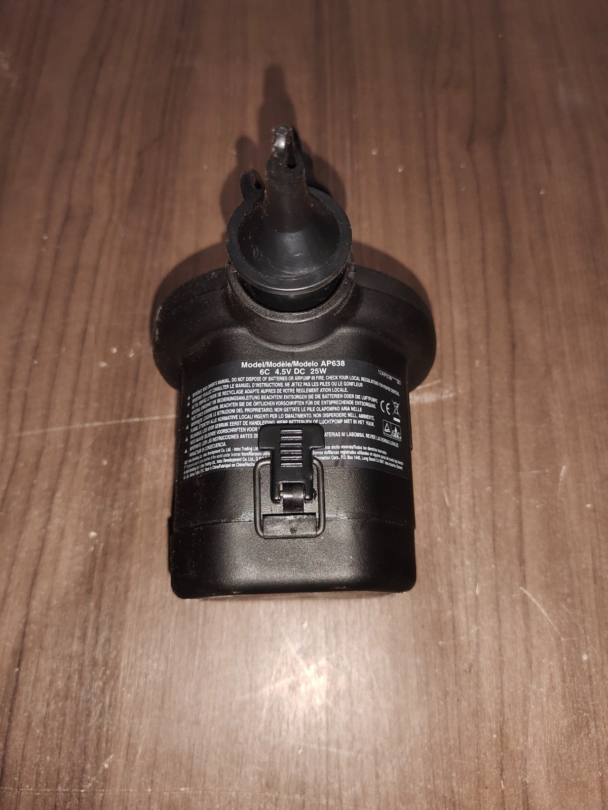 Intex Quick Fill AP638 Air Mattress Pump Battery Operated EUC