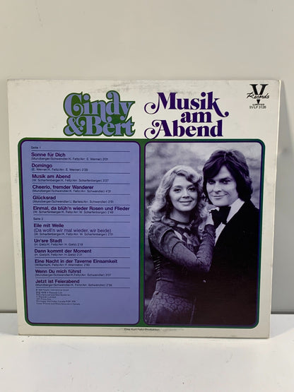 Cindy & Bert - Musik Am Abend LP 1976 (VG+/VG+) (LP, Vinyl)