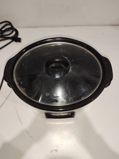 Crock-Pot 6 Quart Slow Cooker with Timer and Auto food Warmer Setting