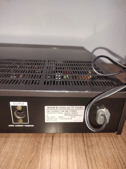 Sony ST-S444ESII Wave Optimizer FM/AM Stereo Tuner Direct Comparator