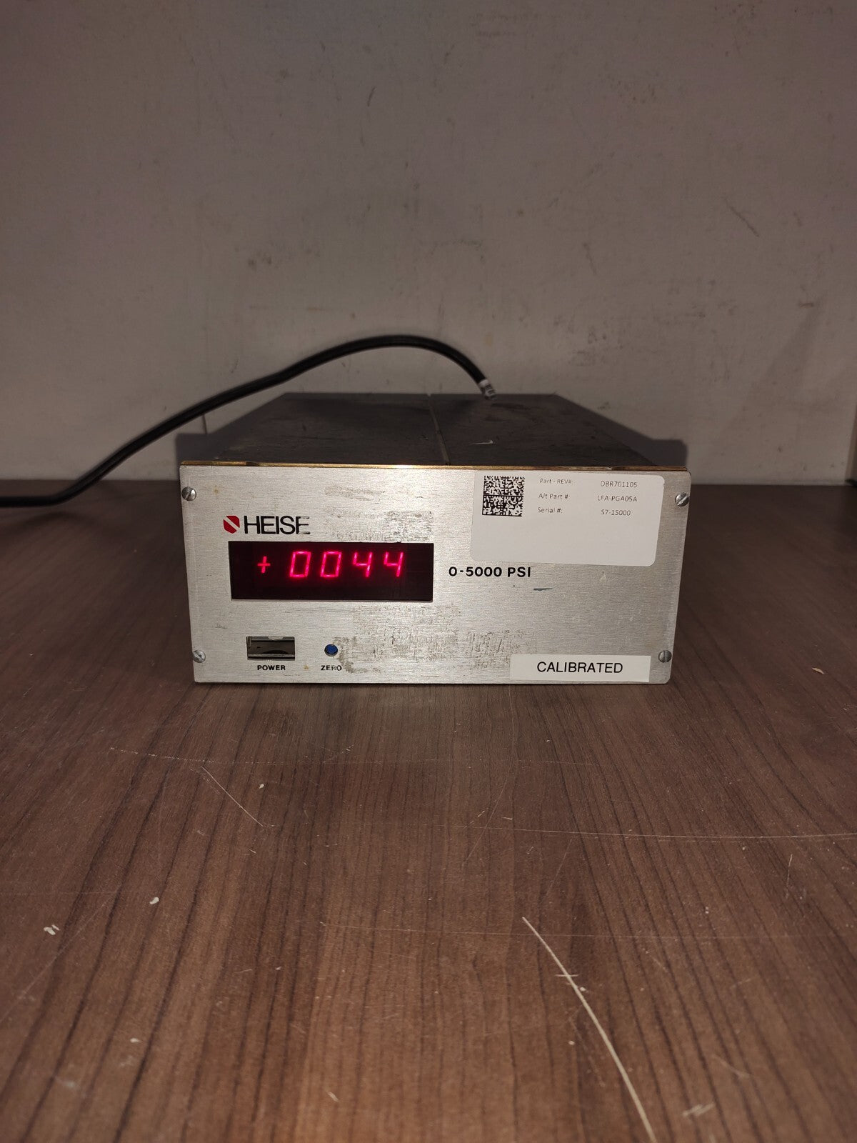 HEISE 710A DIGITAL PRESSURE GAUGE RANGE 0-5PSI