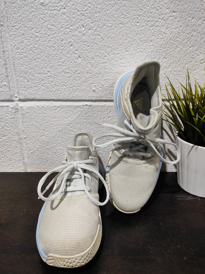 Adidas Court Jam Shoes Youth 2 Tennis Sneakers Lace Up Baby Blue