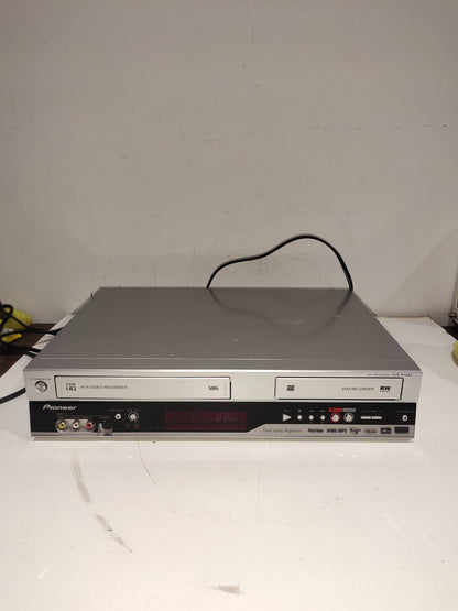 Pioneer Combo DVD Player / VCR VHS Video Cassette Recorder DVR-RT502-S