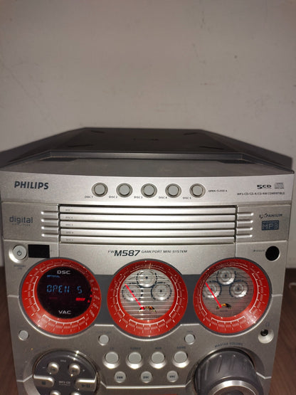 PHILIPS FWM587 GAMEPORT MINI SYSTEM, Gaming Stereo System CD Player