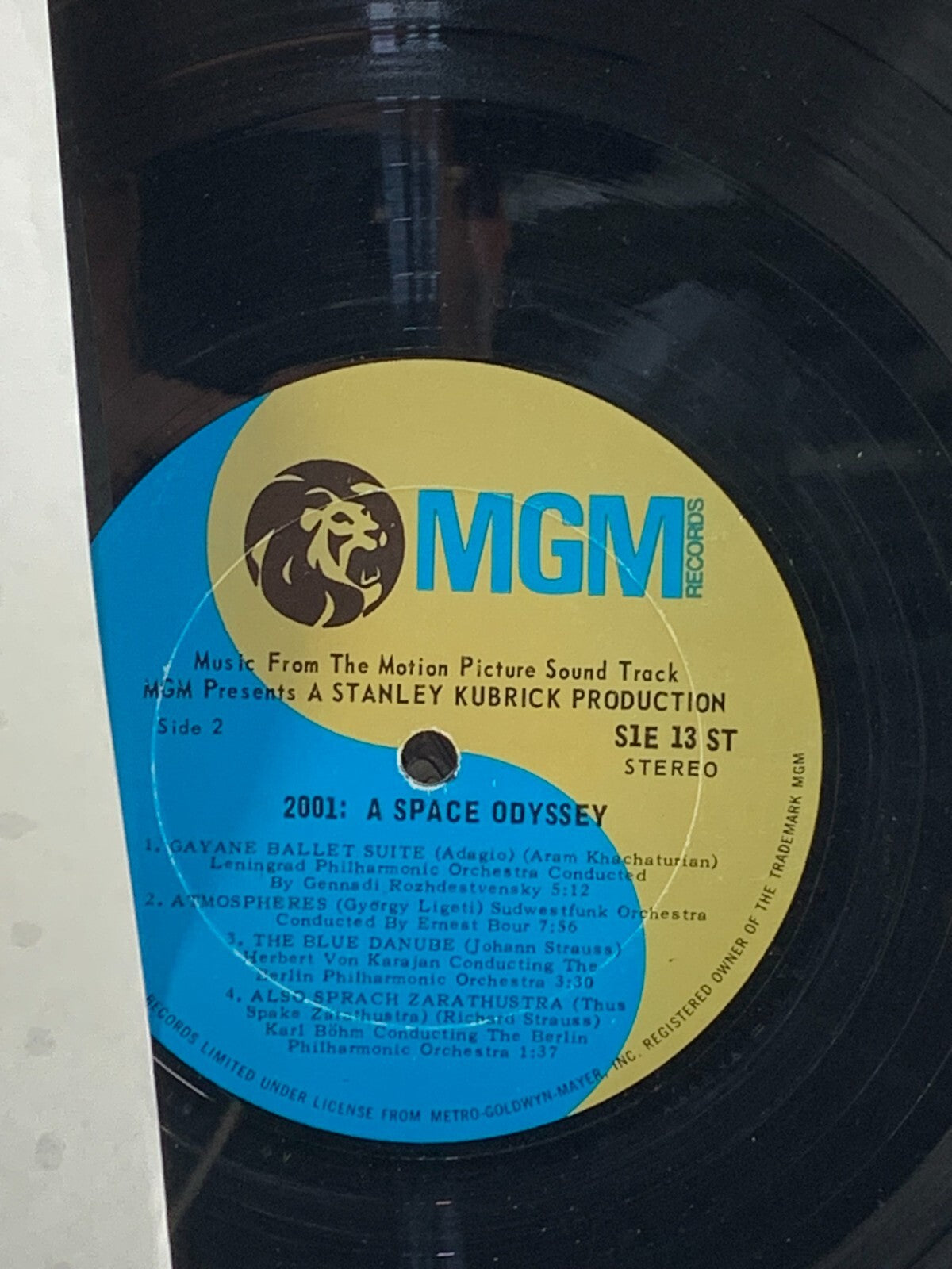 2001: A Space Odyssey Motion Picture Sound Track Music Vinyl LP