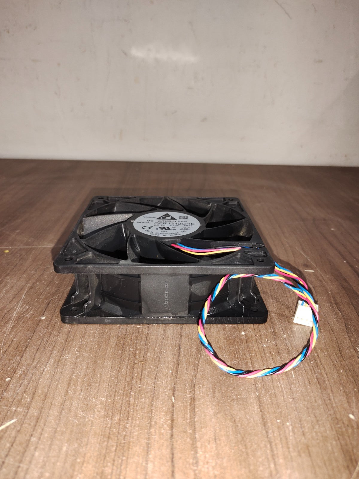 Delta QFR1212GHE High Speed GPU Cooling Fan 120 x 120 x 38mm DC 12V 2.7A - 1