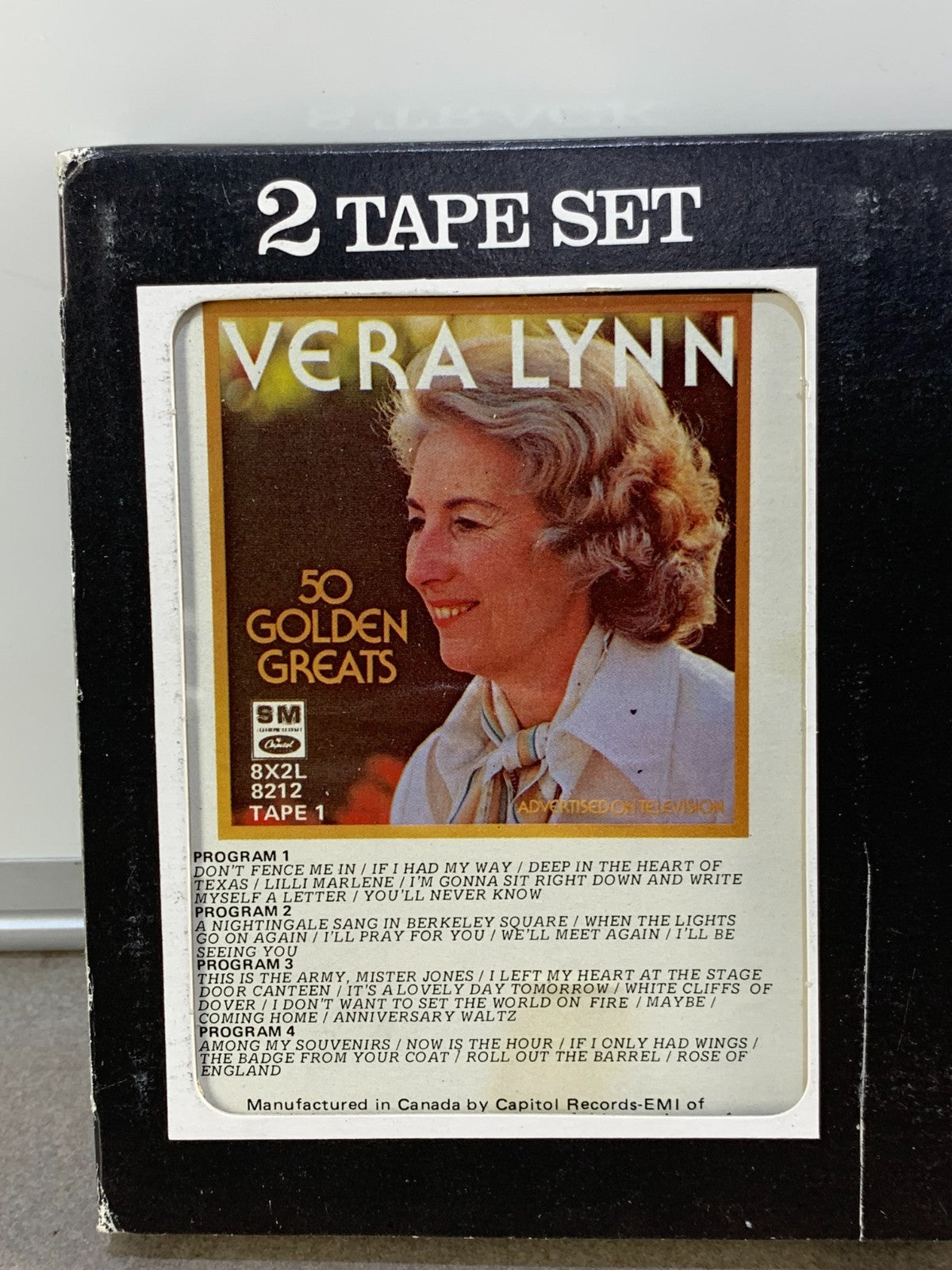 Vera Lynn - 50 Golden greats, 8- track 2 Tape set