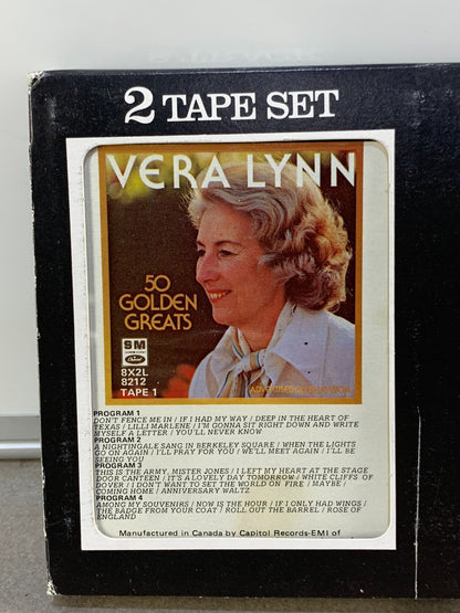 Vera Lynn - 50 Golden greats, 8- track 2 Tape set