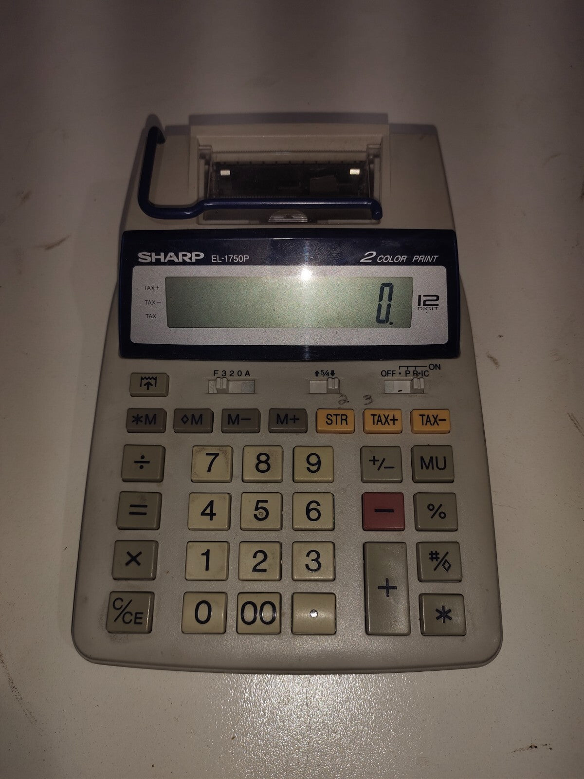 Sharp EL-1750P Electronic Printing Calculator