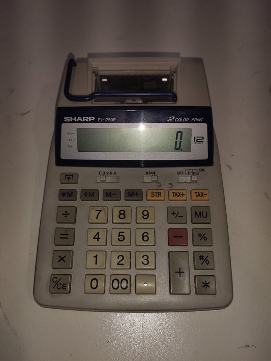 Sharp EL-1750P Electronic Printing Calculator
