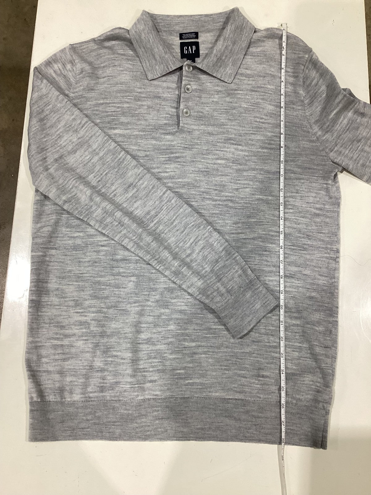 GAP Polo Sweater 100% Merino Wool