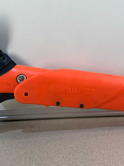 Duramax Pro Pruning Saw with its sheath.