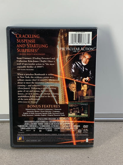 Entrapment (1999) DVD Full Screen 2002 Special Edition