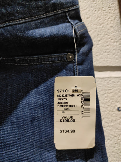 7 For All Mankind - Dark Wash Zip Bottom Gwenevere Jeans, Women Size 30 NWT