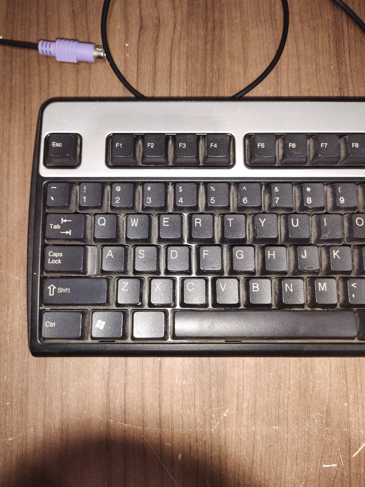 HP KB-0316 Wired Keyboard Silver Black English Keyboard