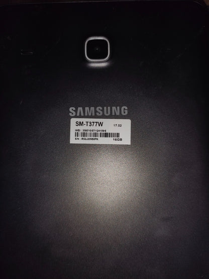 Samsung Galaxy Tab E SM-T377W 16 GB 8" Wi-Fi Android Tablet Black
