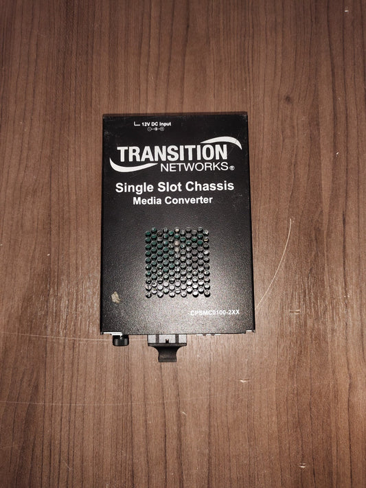 Transition Networks CPSMC0100-2XX Single Slot Chassis Media Converter