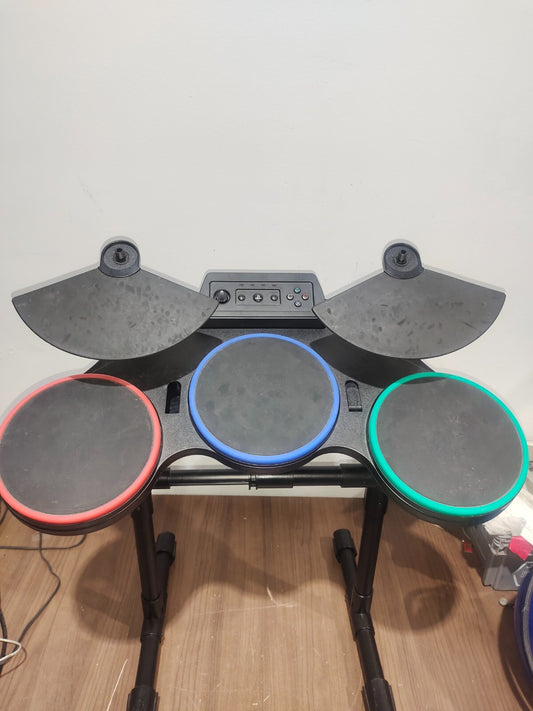 PS3 Guitar Hero World Tour Red Octane 95481.805 Wireless Drum Set For PARTS ONLY