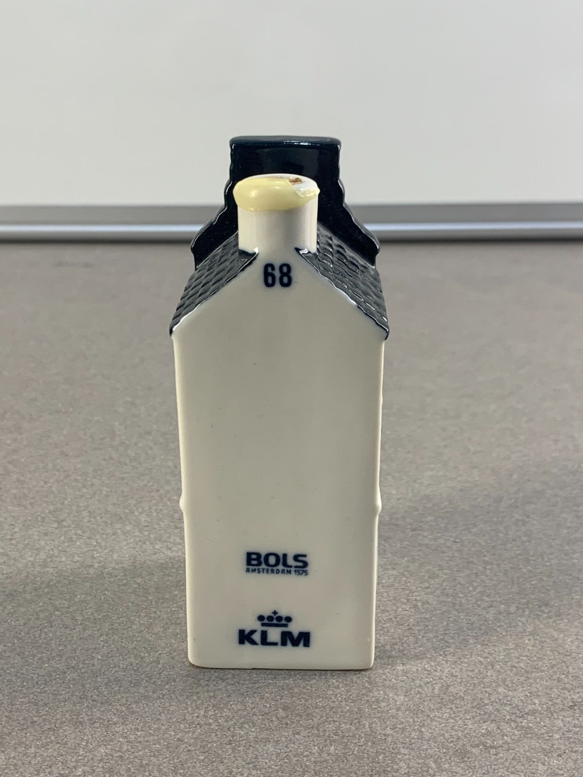 Delft s Blue KLM BOLS Miniature Dutch House, Number 68.