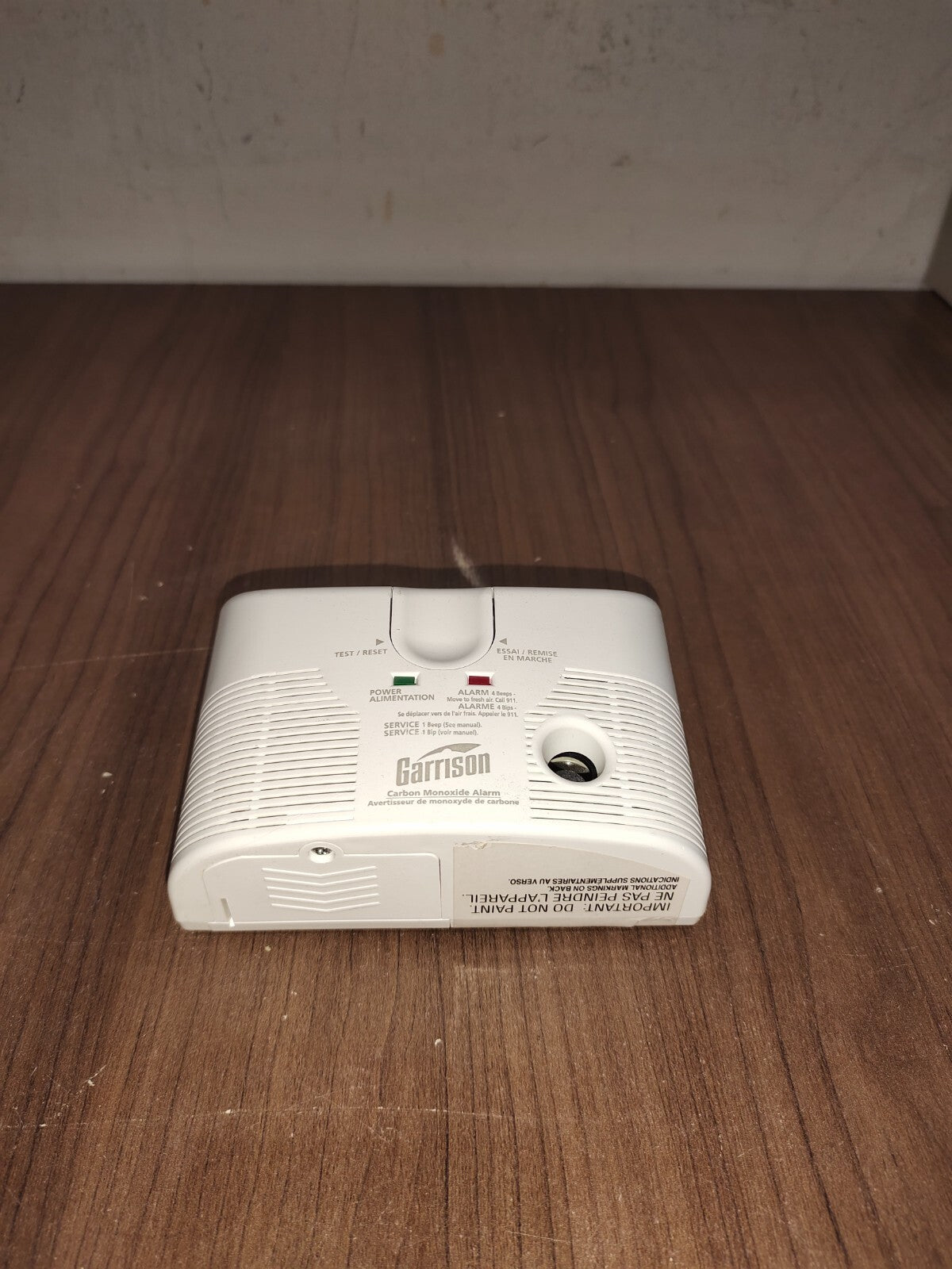 Garrison Carbon Monoxide Detector Alarm - Model - 46-0019-0