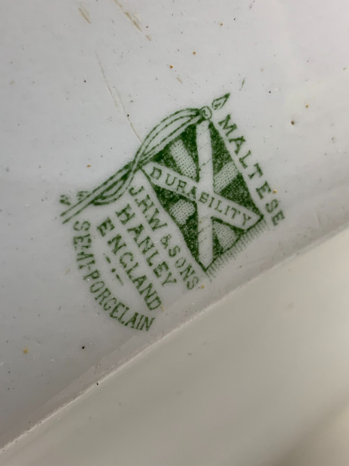 Antique J H Weatherby Maltese tray in Maltese pattern