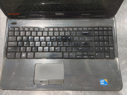 Dell Inspiron N5010 Laptop Black Fair Condition No RAM No HDD For Parts Untested