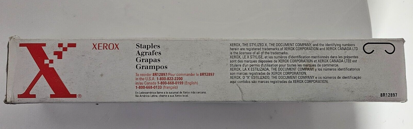 Xerox Genuine 008R12897 Staple Cartridge Pack of 8 OEM 8R12897