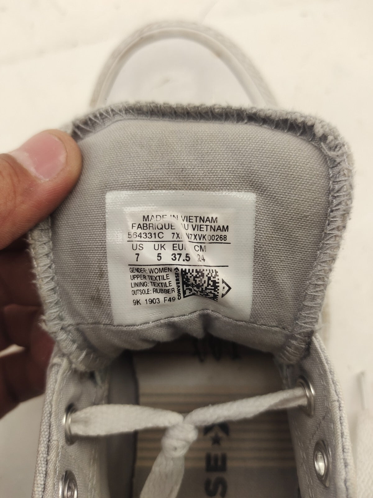 Converse Chuck Taylor All Star "Grey Pearl" 566101C Women's - Size - US7