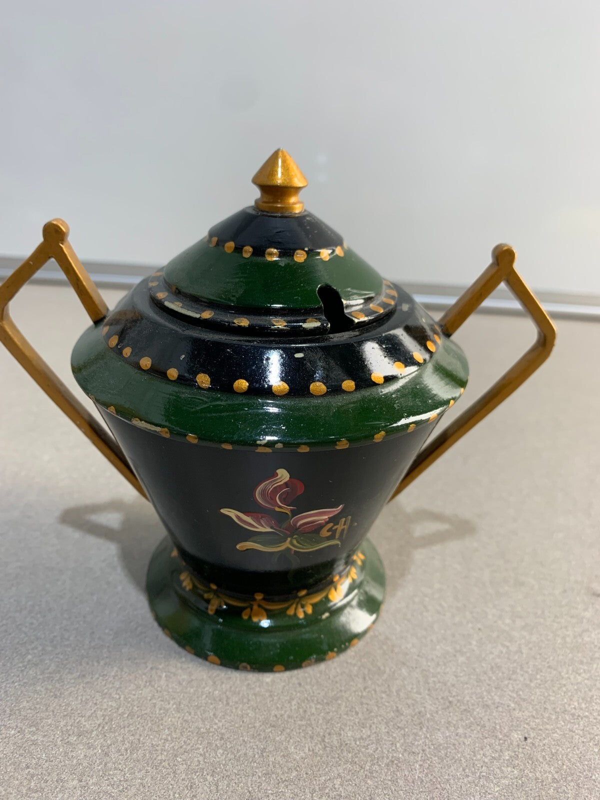 G&C Folk Art - Small Decorative Samovar Hand Painted from Australia
