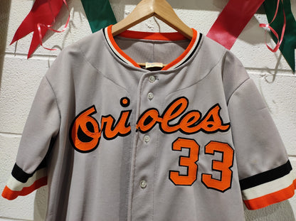 Eddie Murray Baltimore Orioles Cooperstown Grey Jersey- Size L