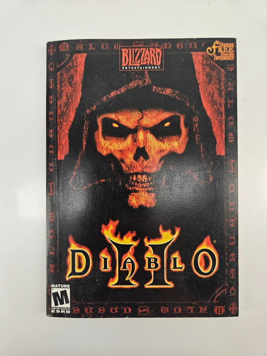 Diablo 2 II Small Box Game Manual Book