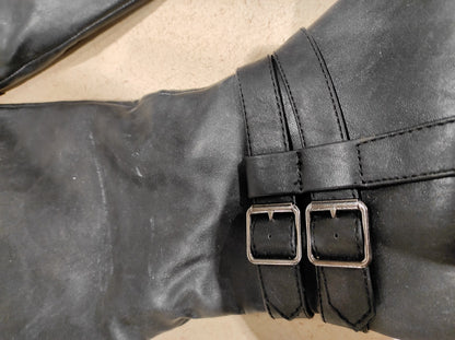 American Eagle Tall Boots Women’s Size 7 Black Knee High Zip Up