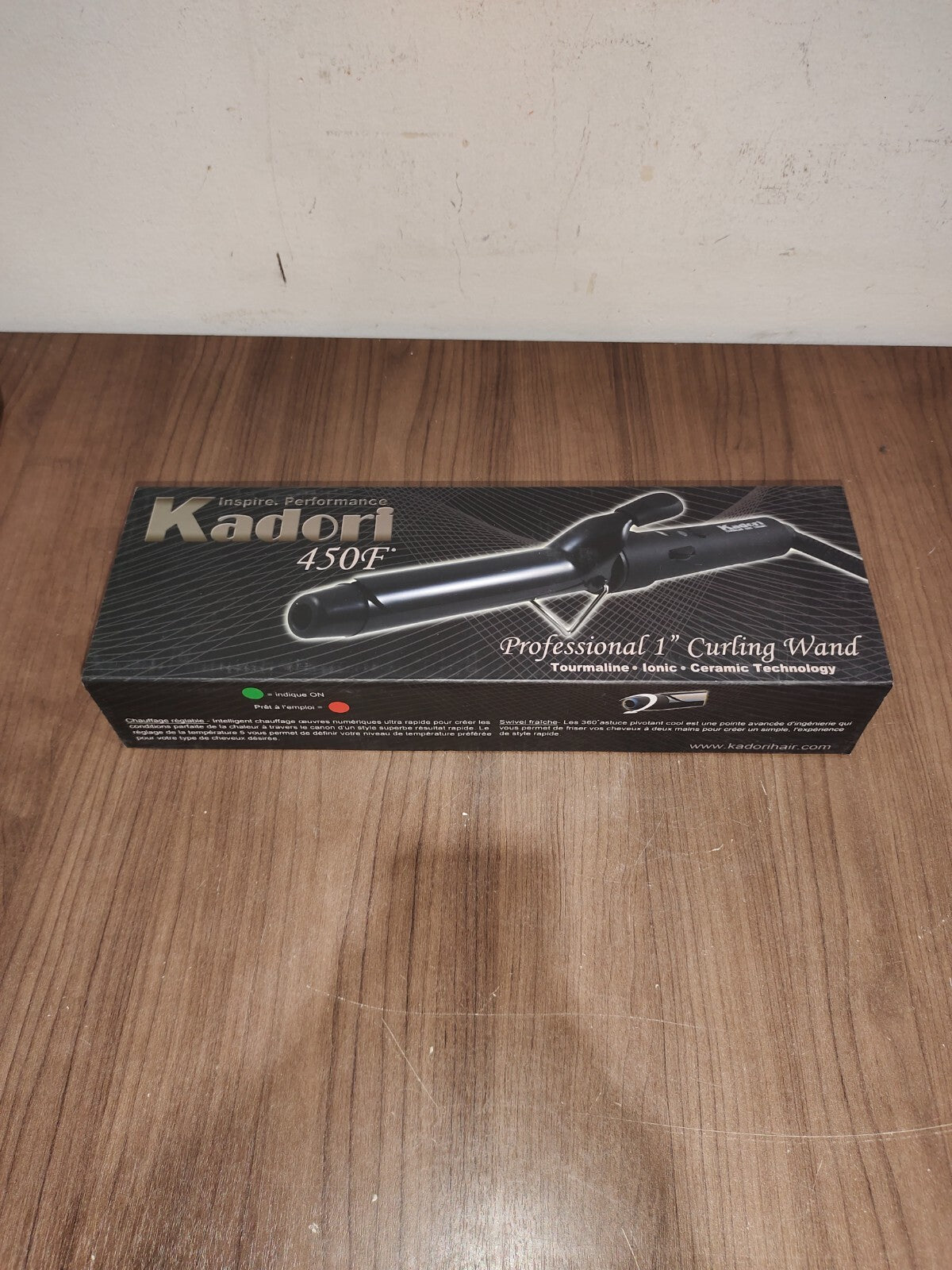 Kadori 450F - Professional 1" Curling Wand - Ceramic Technology, Ionic - 2