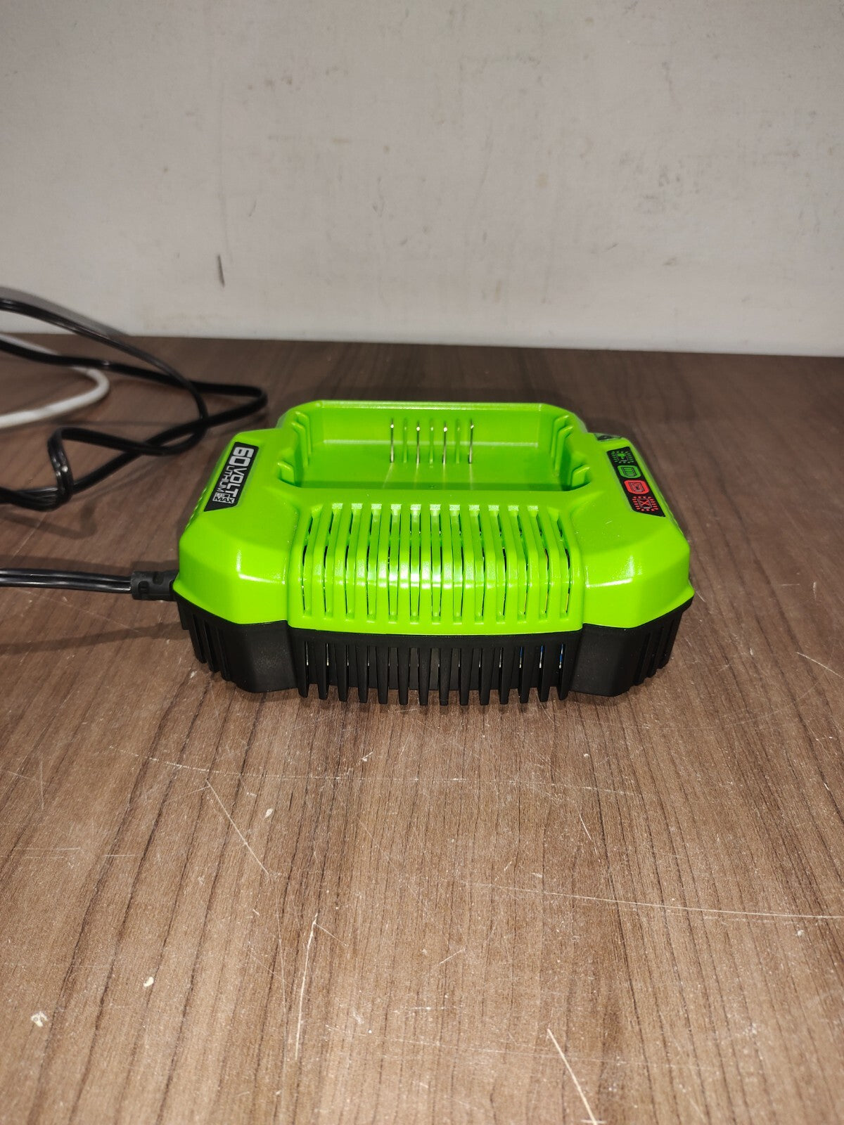 Greenworks Pro Genuine Original 60 Volt Lithium Ion Rapid Battery Charger - 1