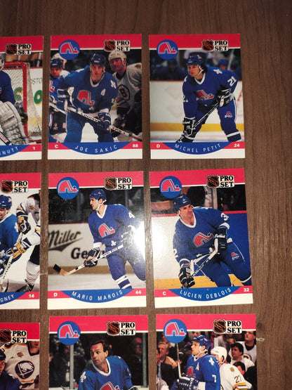 Rare Collectible NHL - Quebec Nordiques Cards PRO-SET - Set of 16 Cards