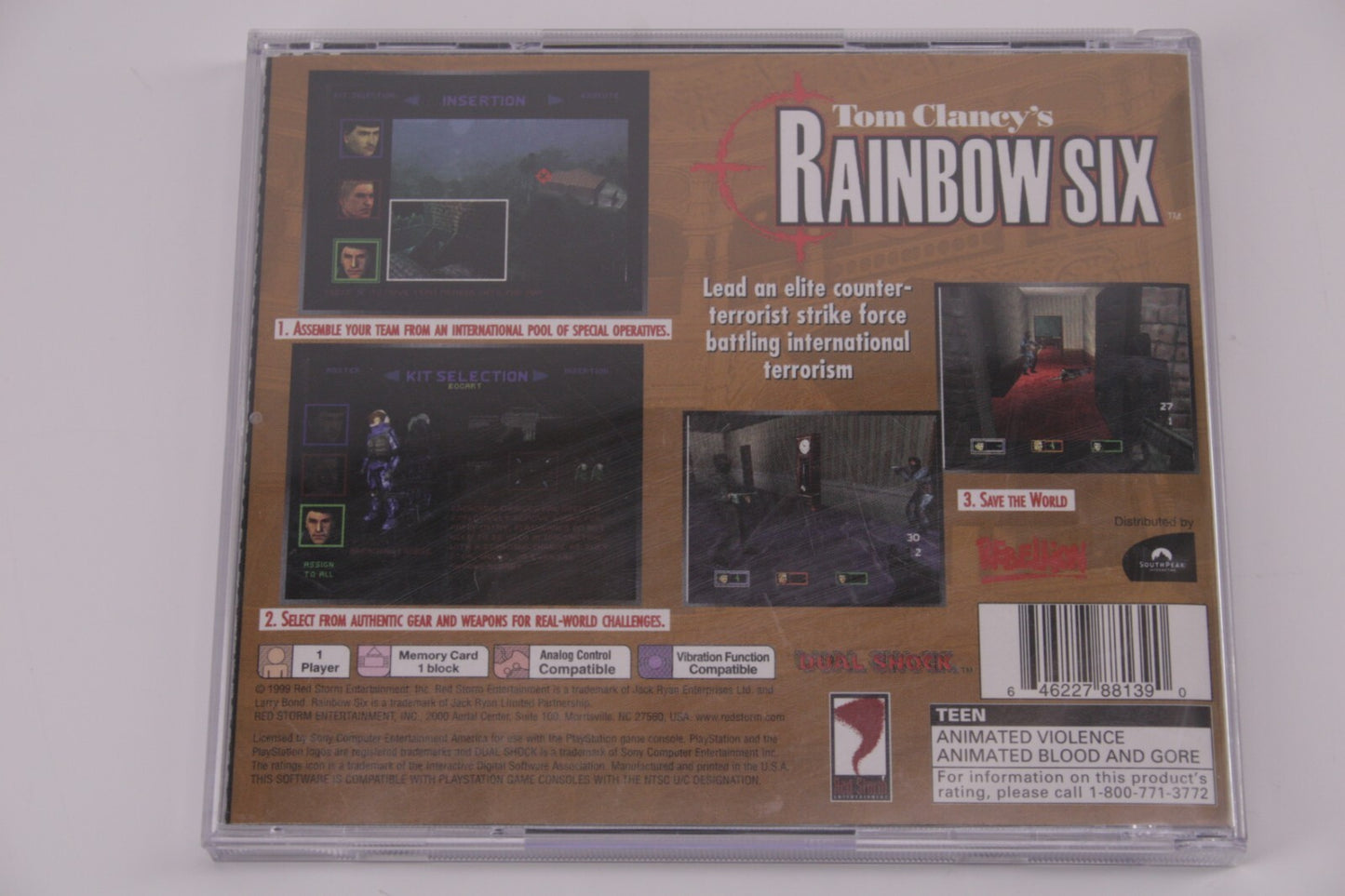 Rainbow Six (PlayStation 1 PS1) - complete