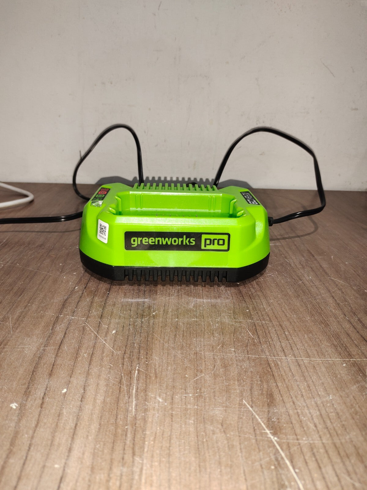 Greenworks Pro Genuine Original 60 Volt Lithium Ion Rapid Battery Charger - 1
