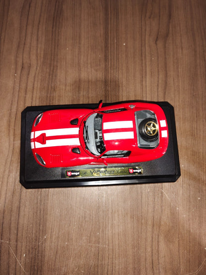 1997 DODGE VIPER GTS COUPE, [BBURAGO TOY] Die Cast Metal Built Car, SCALE 1/24