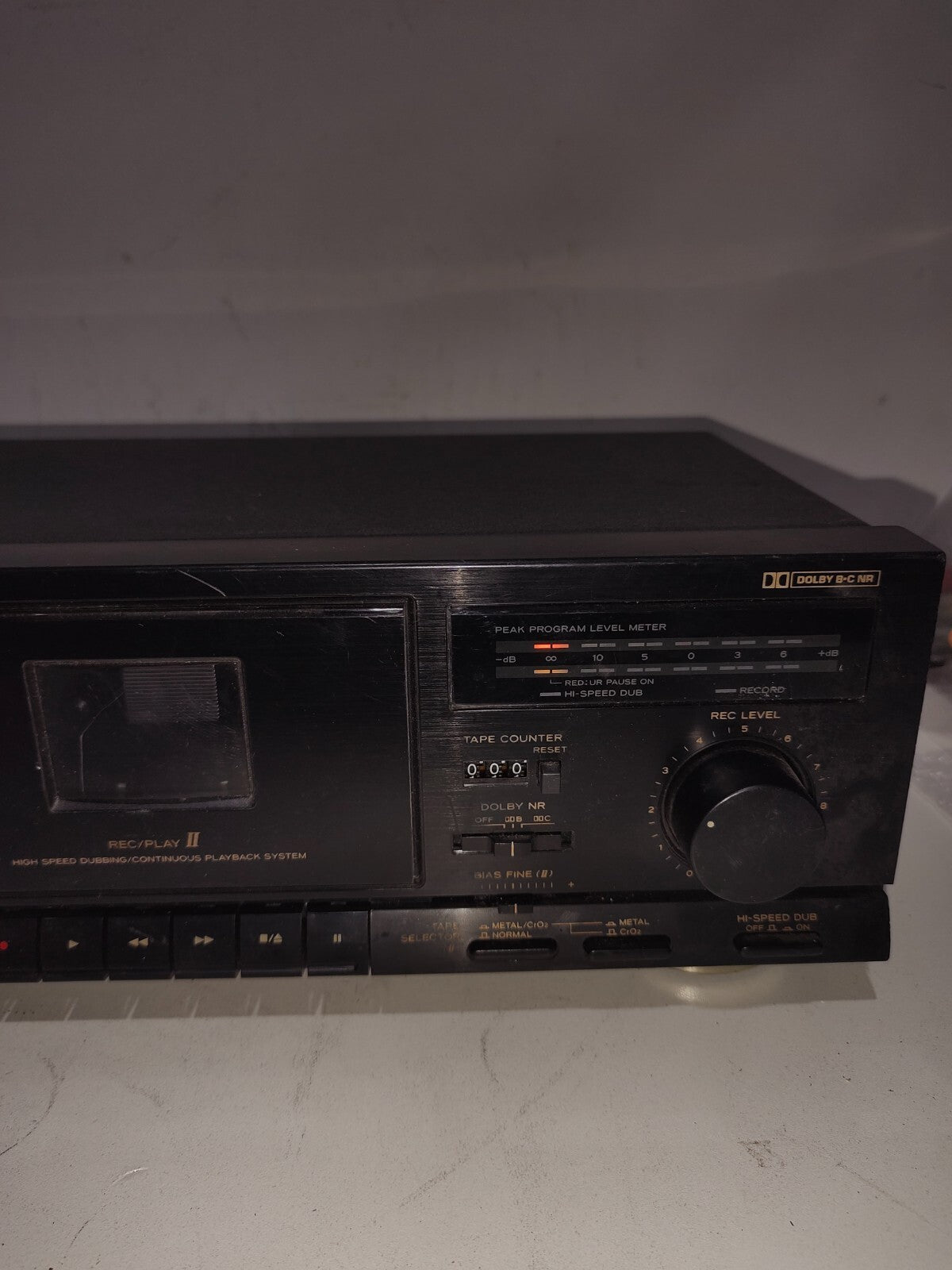 Teac W-420-C Double Cassette Deck Component