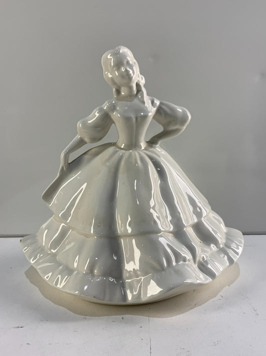 Vintage 1960 Jamar Mallory Ceramic Dancer Figurine 9.5 Inch Unfinished No Colors