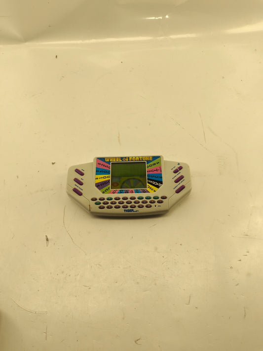 Vintage 1995 Wheel of Fortune Hand Held Game Tiger with Cartridge