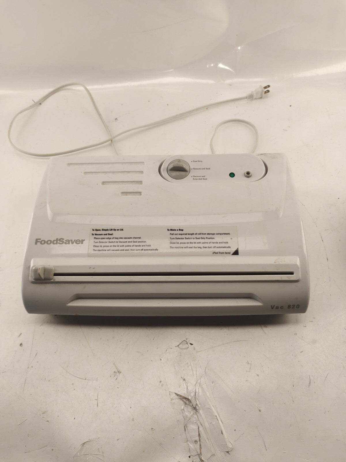 Food saver VAC 820, Vacuum Sealer Machine