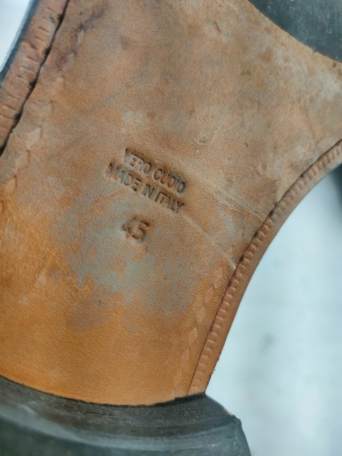 Calzoleria Toscana Made in Italy Men's Black Leather Dress Shoe